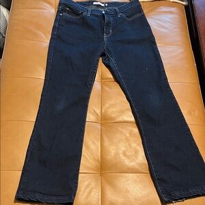 Levi's Women's Dark Blue Flare Jeans